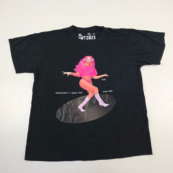 Official Merch Beyonce Houston Pink Year Of Renaissance Tshirt Unisex Size XL - Picture 1 of 7